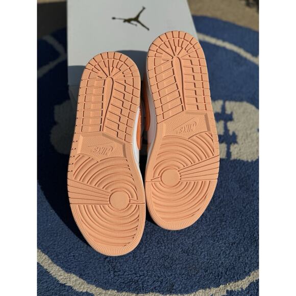 Nike Air Jordan 1 Low Sunset Haze Bright Citrus DC0774-801 Size 11W - Picture 5 of 6